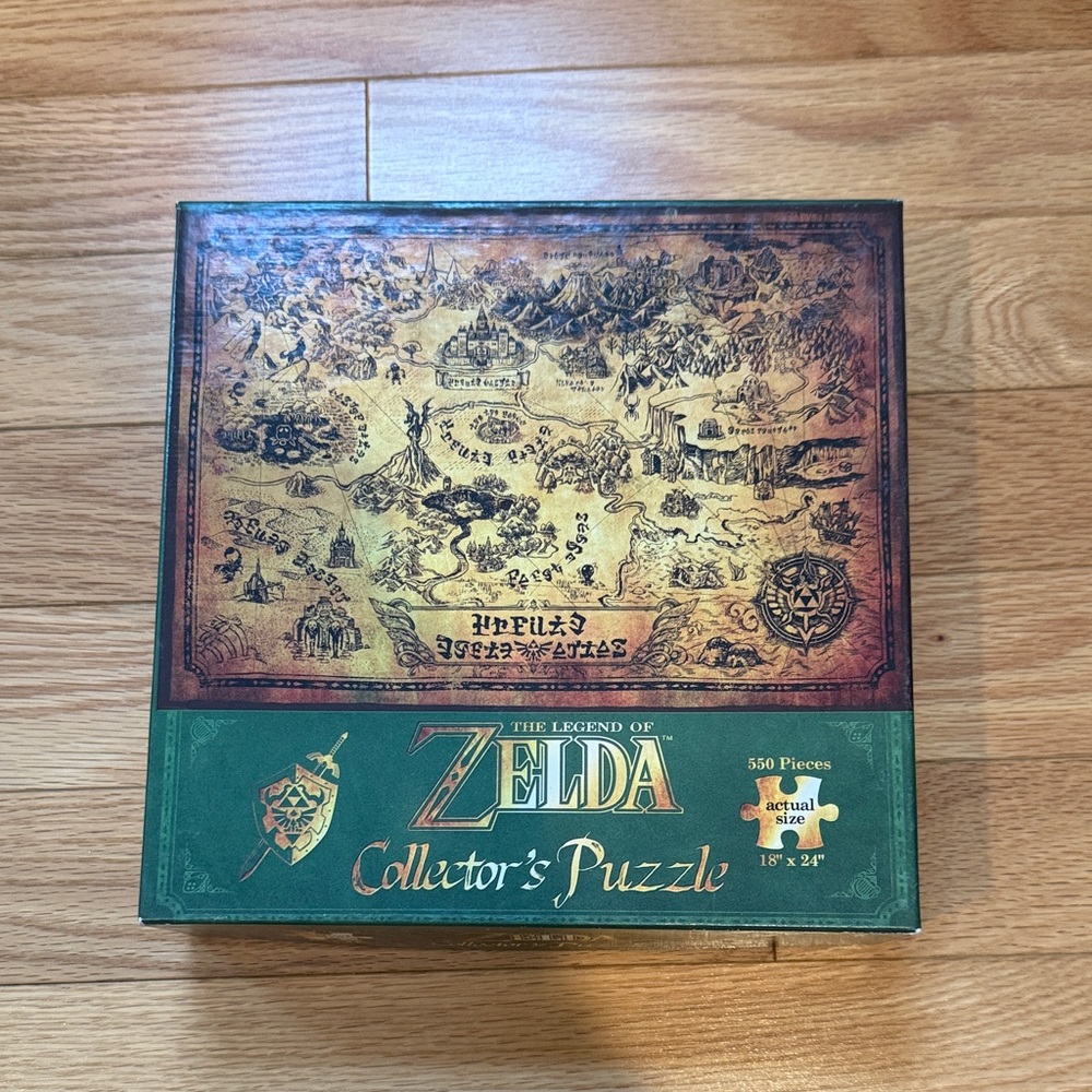 Legend of Zelda Hyrule Map Puzzle